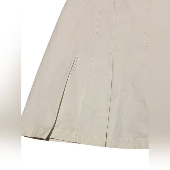GOLF Skirt side pleated skort with argyle Light Khaki Size Small Shorts Skort - Picture 5 of 16